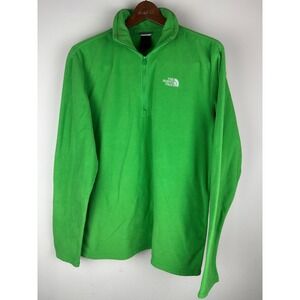 The North Face Mens‎ Henly Fleece Pullover Jacket Green Size M